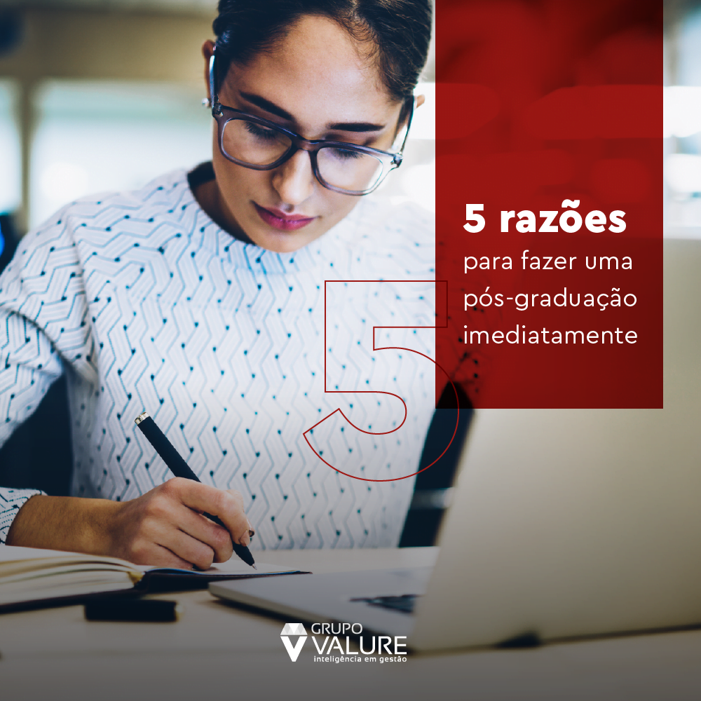 5 razões para fazer uma pós graduação imediatamente